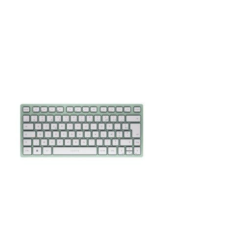 CHERRY KW 7100 MINI BT keyboard Universal Bluetooth AZERTY French Mint colour