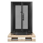 APC NetShelter SX, Server Rack Enclosure, 18U, Shock Packaging, Black, 925H x 600W x 900D mm