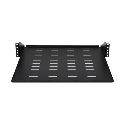 Tripp Lite SRSHELF2PCENTER SmartRack Center-Mounted Steel Rack Shelf - 2U, Vented, 21.5 in. Deep, Holds up to 100 lb. (45 kg)