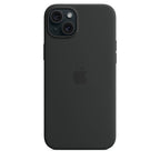 Apple iPhone 15 Plus Silicone Case with MagSafe - Black