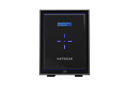 NETGEAR RN426 NAS Desktop Intel Atom® 4 GB DDR4 24 TB ReadyNAS OS Black