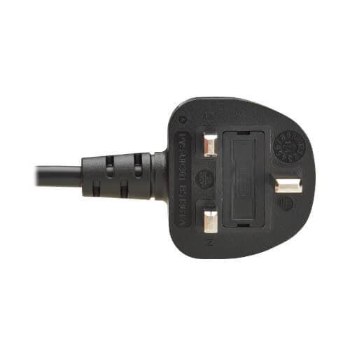 Eaton P056-01M-UK power cable Black 1 m BS 1363 IEC C13