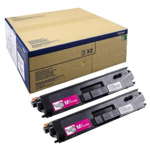 Brother TN-900MTWIN Toner-kit magenta twin pack, 2x6K pages ISO/IEC 19798 Pack=2 for Brother HL-L 9200/MFC-L 9550