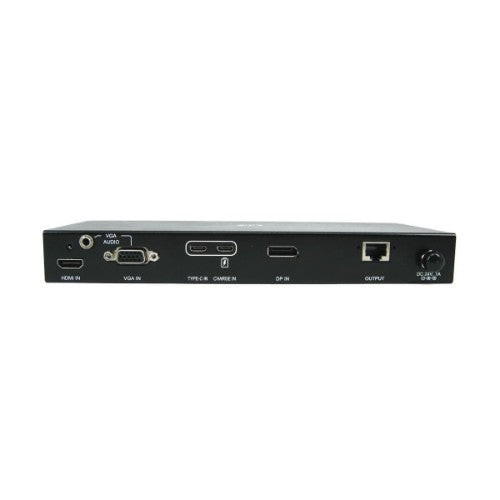 Tripp Lite B320-4X1-MHE-K 4-Port Presentation Switch Kit, 4K 60 Hz (4:4:4) HDMI, DP, USB-C and VGA to HDMI over Cat6 Extender, 125 ft., TAA