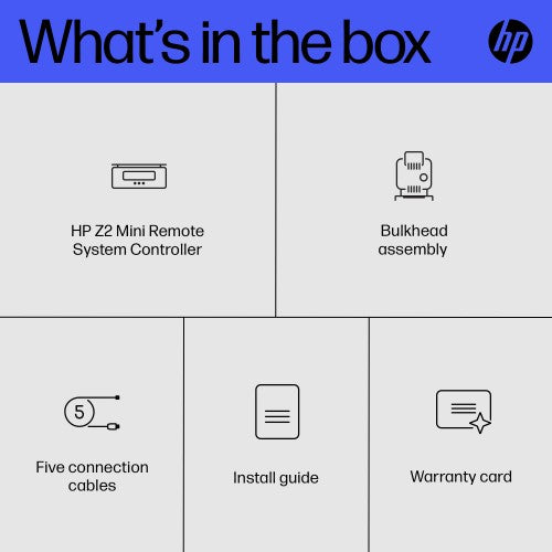 HP Z2 Mini Remote System Controller interface cards/adapter Mini DisplayPort, RJ-45, USB 3.2 Gen 1 (3.1 Gen 1)