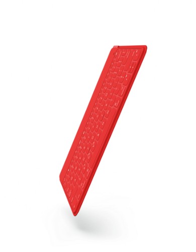 Logitech Keys-To-Go QWERTY Spanish Bluetooth Red