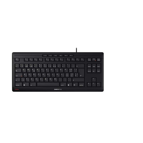 CHERRY STREAM TKL keyboard Universal USB QWERTZ Swiss Black