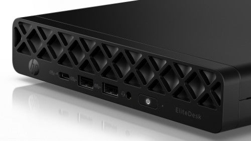 HP EliteDesk 8 Mini G1a AMD Ryzen™ 5 220 8 GB DDR5-SDRAM 256 GB SSD Windows 11 Pro Mini PC Black