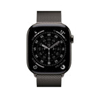 Apple Watch Series 11 GPS + Cellular 46mm Slate Titanium Case with Slate Milanese Loop - M/L