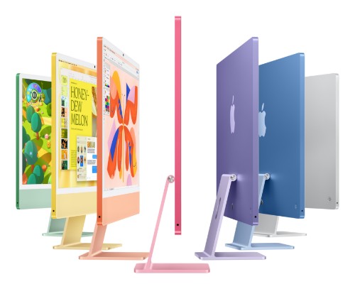 Apple iMac 24-inch with Retina 4.5K display: M4 chip with 10‑core CPU and 10‑core GPU, 16GB, 512GB SSD - Blue