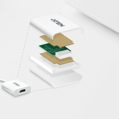 ATEN VC985 video cable adapter DisplayPort HDMI White