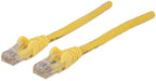 Intellinet Network Patch Cable, Cat6, 20m, Yellow, CCA, U/UTP, PVC, RJ45, Gold Plated Contacts, Snagless, Booted, Lifetime Warranty