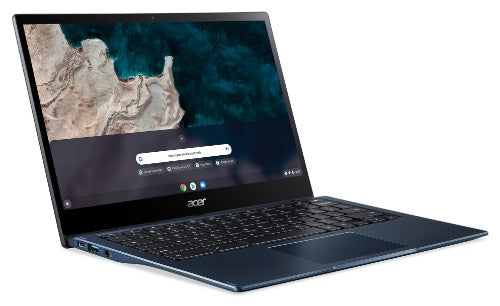 Acer Chromebook Spin 513 CP513-1H Convertible Laptop - Snapdragon 7c Gen 2, 8GB, 64GB eMMC, Integrated Graphics, 13.3" FHD Touchscreen, Chrome OS, Silver