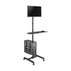 Tripp Lite DMCS1732S Mobile Workstation with Monitor Mount - For 17" to 32" Displays, Height Adjustable