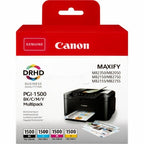 Canon 9218B006/PGI-1500BKCMY Ink cartridge multi pack Bk,C,M,Y 12,4ml + 3x4,5ml Pack=4 for Canon MB 2050