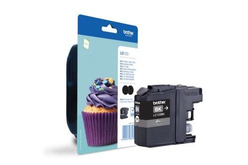 Brother LC-123BKBP2 Ink cartridge black twin pack, 2x600 pages ISO/IEC 24711 11ml Pack=2 for Brother DCP-J 132/MFC-J 4510/MFC-J 6920