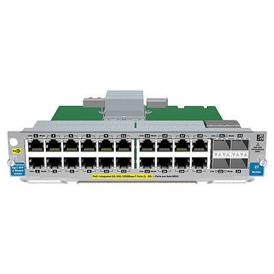 Hewlett Packard Enterprise 20-port 10/100/1000 PoE+/4-port Mini-GBIC network switch module Gigabit Ethernet