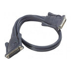 ATEN 2L2701 serial cable Black 1.8 m DB-25