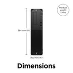 HP Z2 G9 Intel® Core™ i7 i7-14700 16 GB DDR5-SDRAM 512 GB SSD NVIDIA T1000 Windows 11 Pro SFF Workstation AI Workstation Black