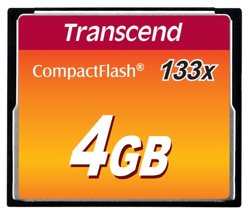 Transcend CompactFlash 133x 4GB