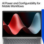 HP EliteBook 6 G2a 14 inch Notebook AI PC AMD Ryzen™ 7 PRO PRO 250 Laptop 35.6 cm (14") WUXGA 32 GB LPDDR5x-SDRAM 512 GB SSD Wi-Fi 6E (802.11ax) Windows 11 Pro Silver
