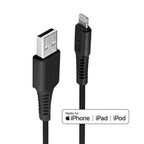 Lindy 0.5m USB to Lightning Cable, Black