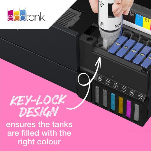 Epson C13T07A140/114 Ink bottle black pigmented, 6.7K pages 2300 Photos 70ml for Epson ET-8500