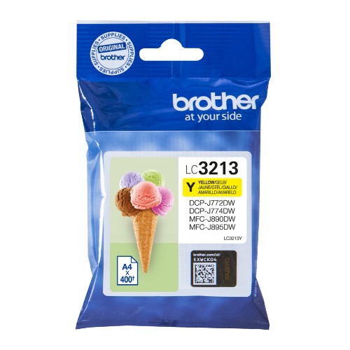Brother LC-3213Y Ink cartridge yellow, 400 pages ISO/IEC 19752 for Brother DCP-J 772