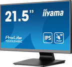 iiyama ProLite 21.5” PCAP 10pt touchscreen monitor featuring IPS panel technology, Edge-to-Edge glass design and anti fingerprint coating