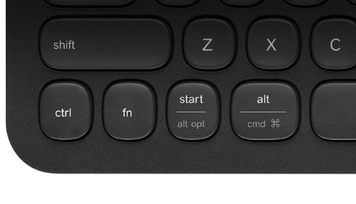 Logitech K480 QWERTZ Swedish Bluetooth Black, Green