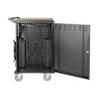 Eaton CSCXB36AC Multi-Device Charging Cart, 36 AC Outlets, Chromebooks and Laptops, 230V, BS 1363, Black