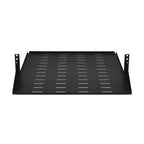 Tripp Lite SRSHELF2PCENTER SmartRack Center-Mounted Steel Rack Shelf - 2U, Vented, 21.5 in. Deep, Holds up to 100 lb. (45 kg)
