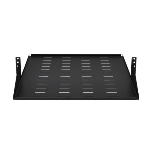 Tripp Lite SRSHELF2PCENTER SmartRack Center-Mounted Steel Rack Shelf - 2U, Vented, 21.5 in. Deep, Holds up to 100 lb. (45 kg)