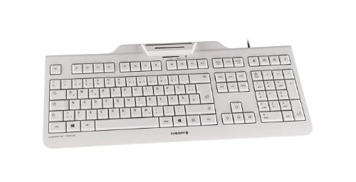 CHERRY KC 1000 SC keyboard USB AZERTY Belgian White