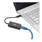 Tripp Lite U436-06N-GB USB-C to Gigabit Network Adapter with Thunderbolt 3 Compatibility - Black
