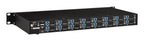 Tripp Lite B024-DPU16 16-Port DisplayPort/USB KVM Switch with Audio/Video and USB Peripheral Sharing, 4K 60 Hz, 1U Rack-Mount