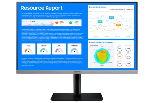 Samsung SR65 computer monitor 61 cm (24") 1920 x 1080 pixels Full HD LED Black