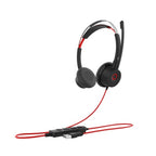 V7 HU621 Premium Headset - Noise Cancellation - ENC Mic - ANC -USB-A/C - Black