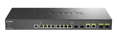 D-Link 8-port 10GBASE-T, 2-port SFP+ and 2-port 10GBASE-T/SFP+ Multi-Gigabit Smart Managed Switch