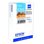Epson C13T70124010/T7012 Ink cartridge cyan XXL, 3.4K pages ISO/IEC 24711 34.2ml for Epson WP 4015