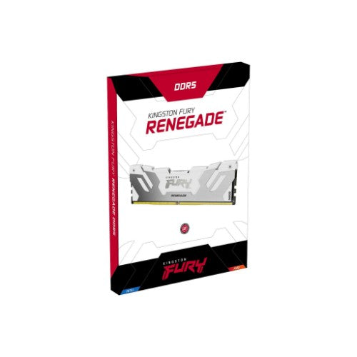 Kingston Technology FURY 32GB 6400MT/s DDR5 CL32 DIMM Renegade White XMP