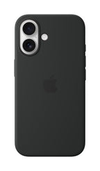 Apple iPhone 16 Silicone Case with MagSafe - Black