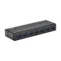 Tripp Lite U360-007-INT 7-Port USB-A Mini Hub - USB 3.x (5Gbps), International Plug Adapters