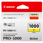 Canon 0549C001/PFI-1000Y Ink cartridge yellow, 3.37K pages 80ml for Canon Pro 1000