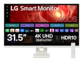 LG 32U721SA-W computer monitor 81.3 cm (32") 3840 x 2160 pixels 4K Ultra HD LED White