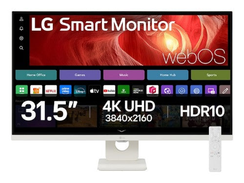 LG 32U721SA-W computer monitor 81.3 cm (32") 3840 x 2160 pixels 4K Ultra HD LED White