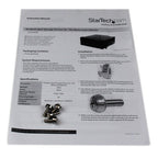 StarTech.com 4U Rack Mount Drawer - 55 lb (25 kg) - 4U Steel Storage Rack Drawer for 19" AV / Sever / Network Equipment Rack or Cabinet