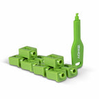 Lindy SFP Port Locks Green, 10x + 1 Key