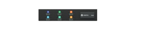 Vertiv U1077 power distribution unit (PDU) 24 AC outlet(s) 2U Black