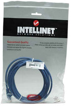 Intellinet Network Patch Cable, Cat5e, 1m, Blue, CCA, U/UTP, PVC, RJ45, Gold Plated Contacts, Snagless, Booted, Lifetime Warranty